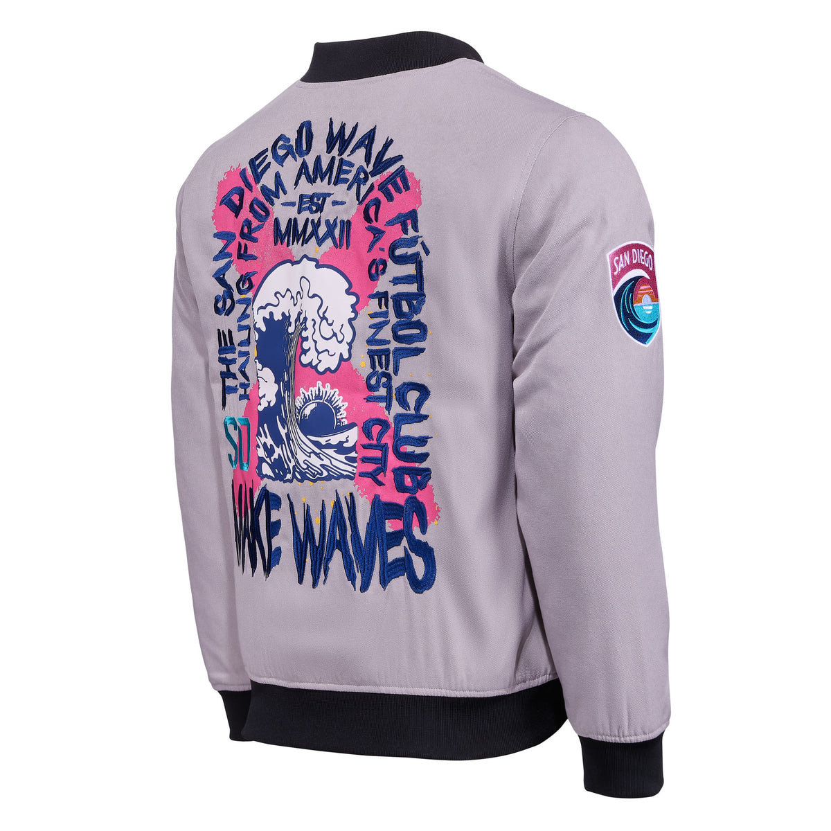 Unisex San Diego Wave FC Wild Collective Bomber Jacket