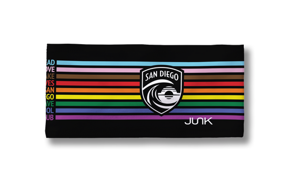 San Diego Wave FC Spread Love Make Waves Pride Headband