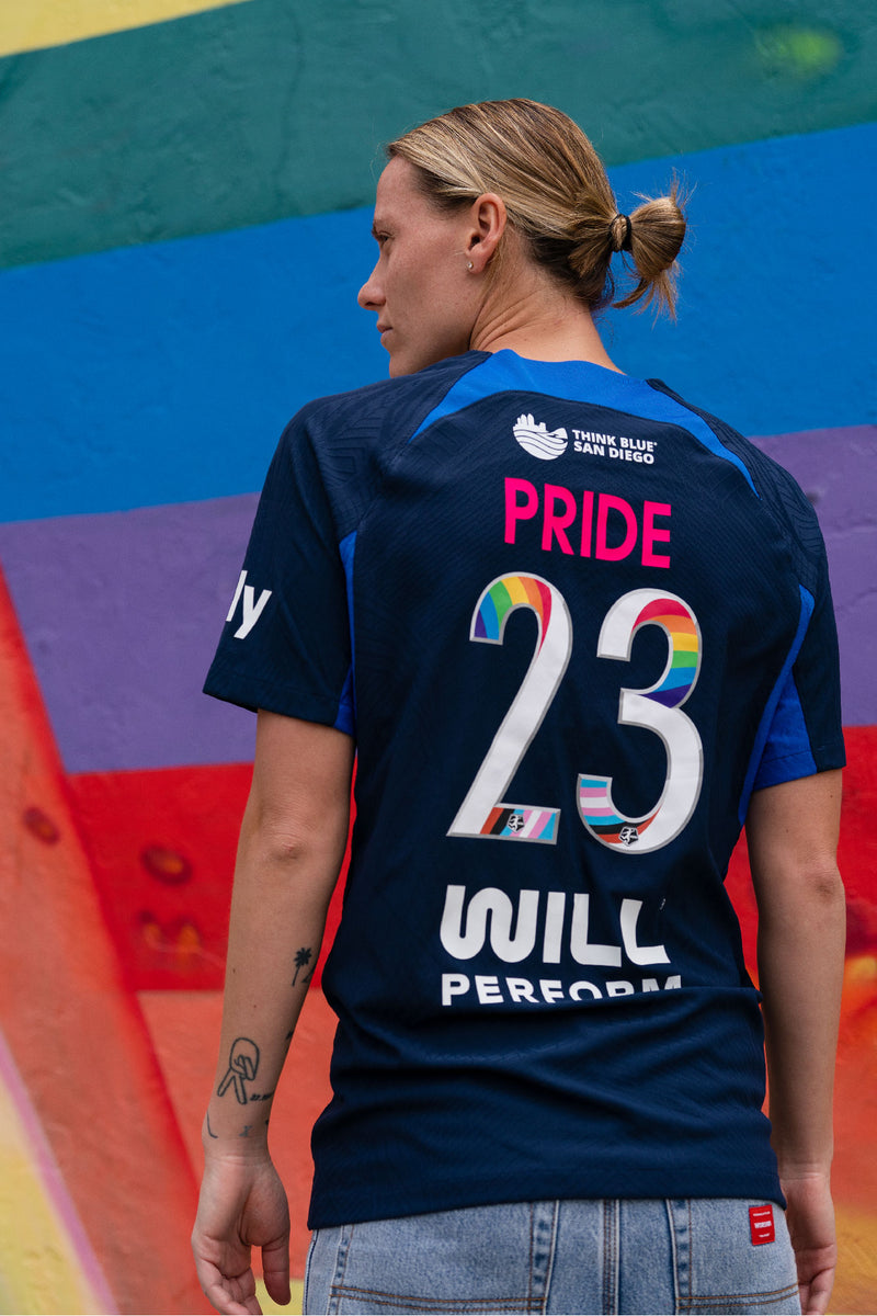 Women's Nike San Diego Wave FC 2023 Special Edition Pride Jersey