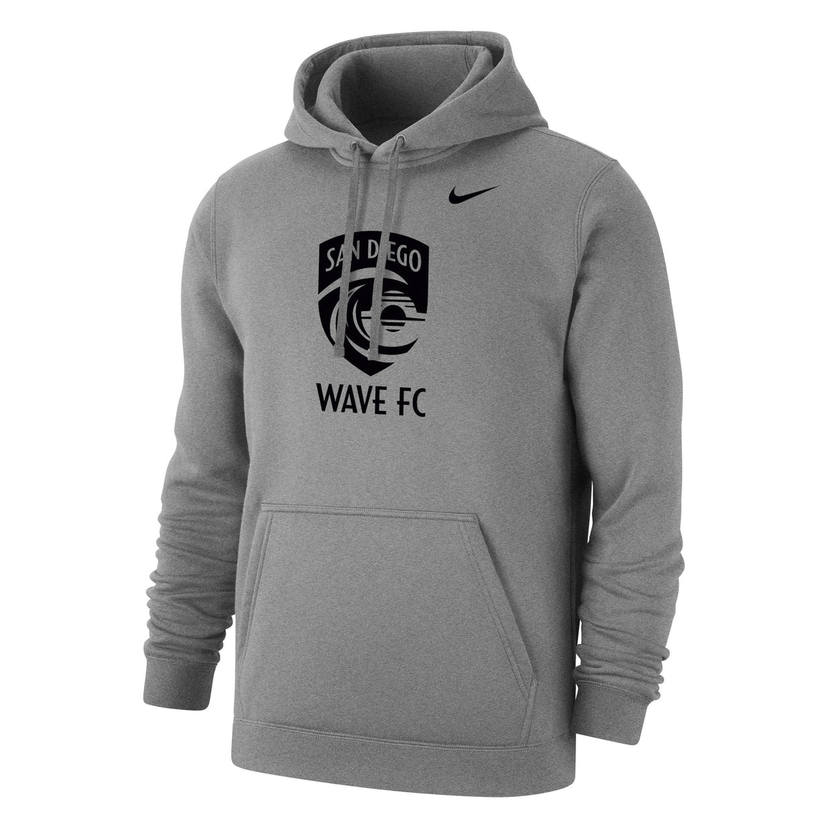 Youth Nike San Diego Wave FC Crest Grey Hoodie