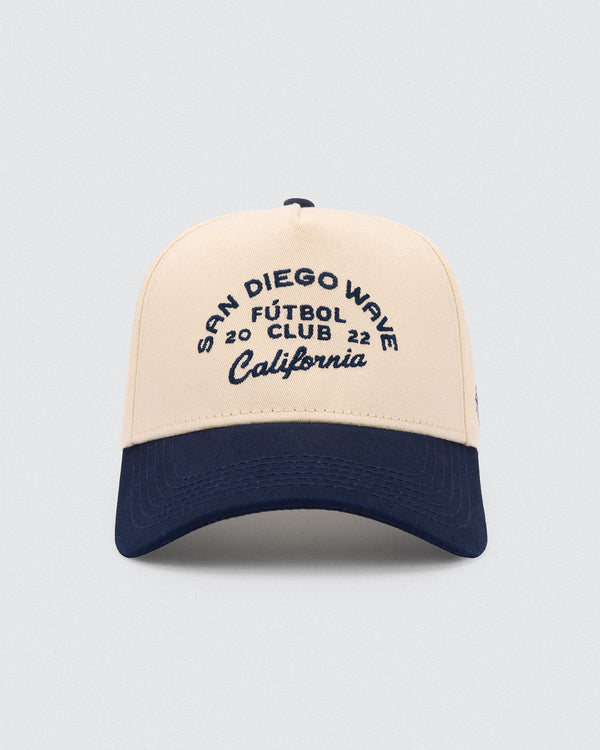 San Diego Wave FC x Huega House Navy & Natural High Profile Hat