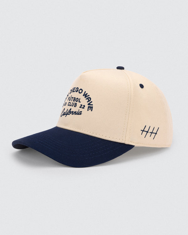 San Diego Wave FC x Huega House Navy & Natural High Profile Hat