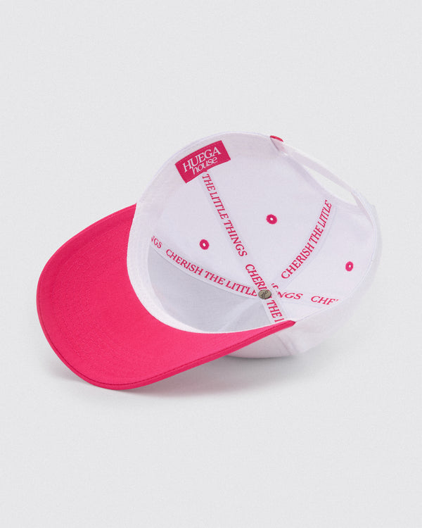 San Diego Wave FC x Huega House Pink & White High Profile Hat