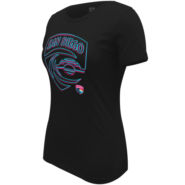 Women's San Diego Wave FC Element Short Sleeve Tee