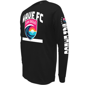 Unisex San Diego Wave FC Dime Long Sleeve Tee