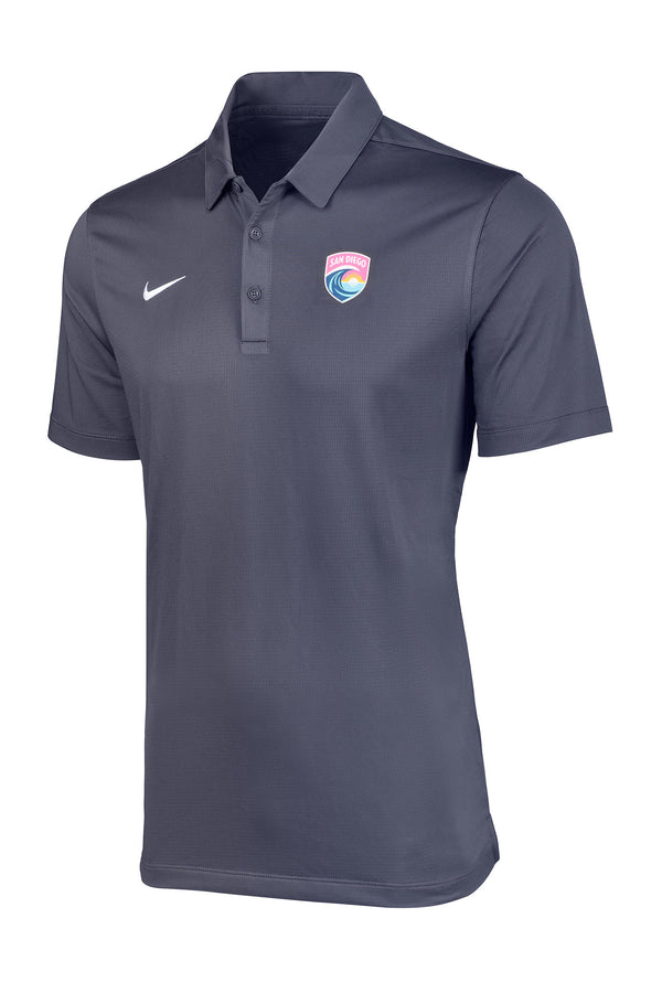 Men's Nike San Diego Wave FC Crest Franchise Polo