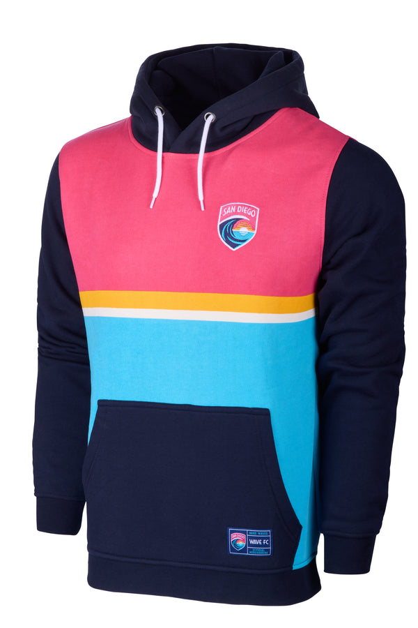 Unisex San Diego Wave FC Sunset Color Block Hoodie