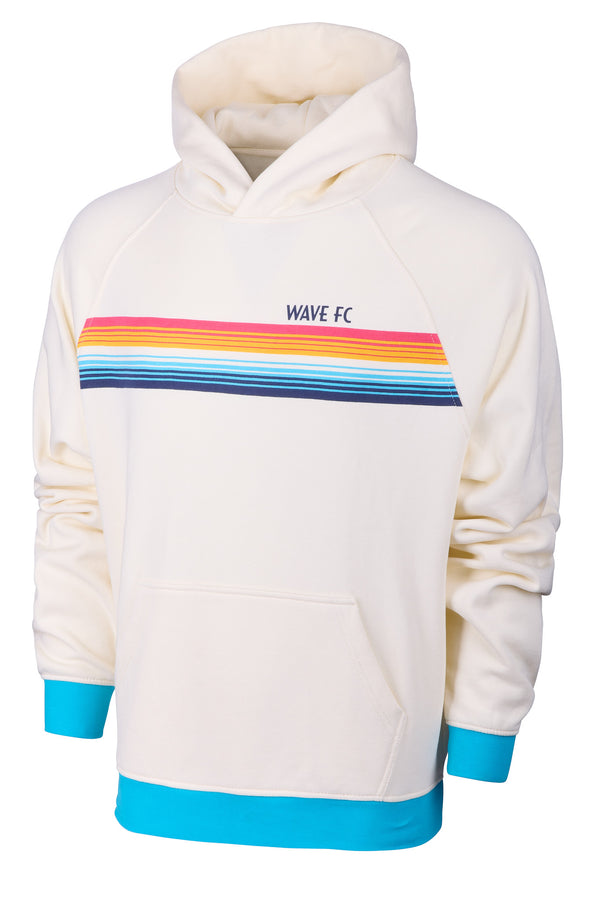 Unisex San Diego Wave FC Sunset Stripes Oversized Hoodie