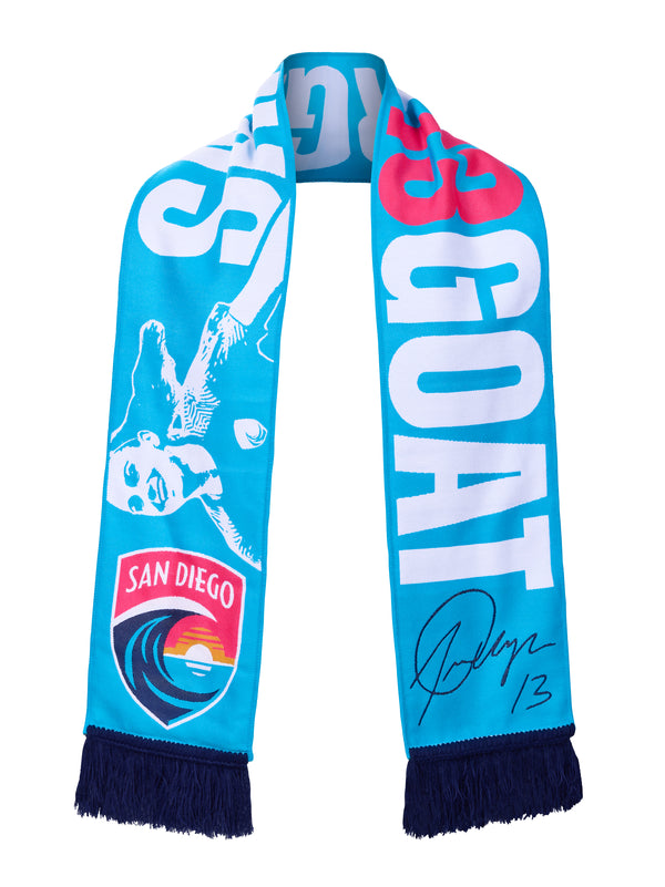 San Diego Wave FC Alex Morgan San D13goat HD Woven Scarf