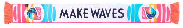San Diego Wave FC Gradient Sunset Digital Woven Scarf