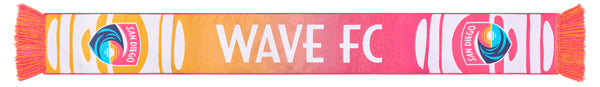 San Diego Wave FC Gradient Sunset Digital Woven Scarf