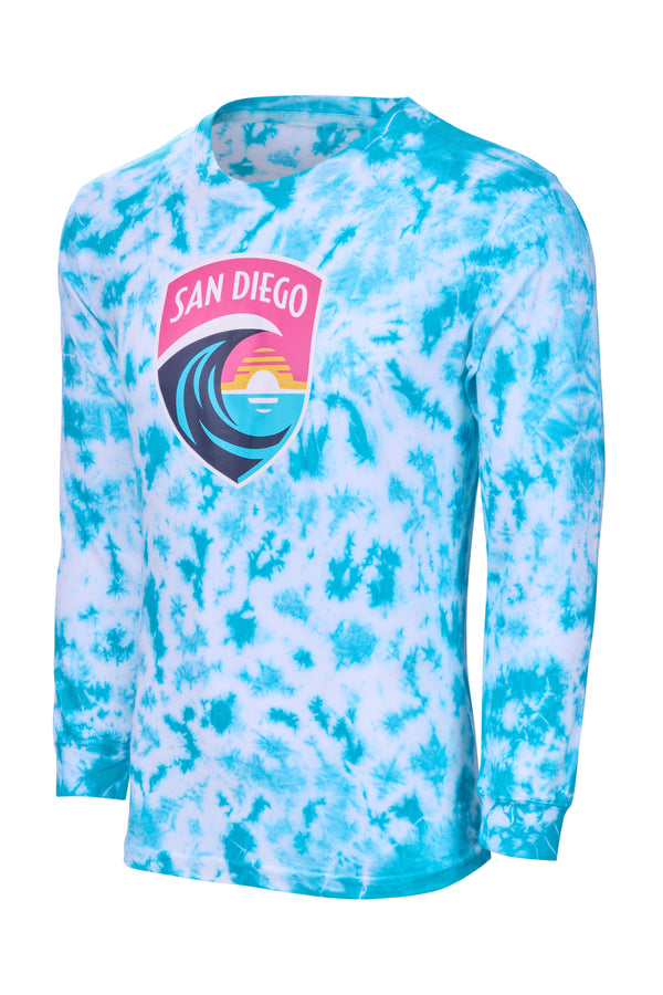 Youth San Diego Wave FC Super Scorer Tie Dye Long Sleeve Tee