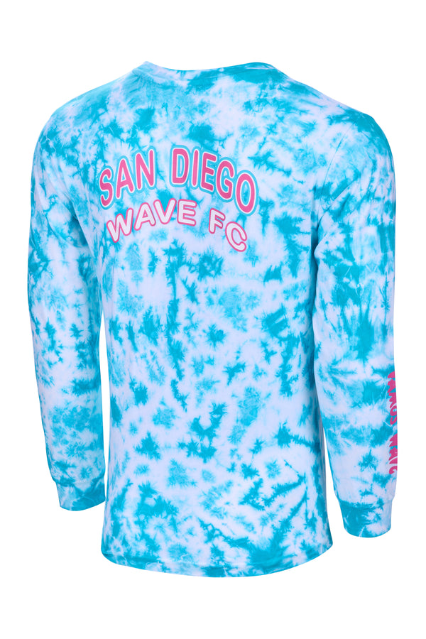 Youth San Diego Wave FC Super Scorer Tie Dye Long Sleeve Tee