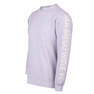 Unisex San Diego Wave FC Sleeve Wordmark Sweater