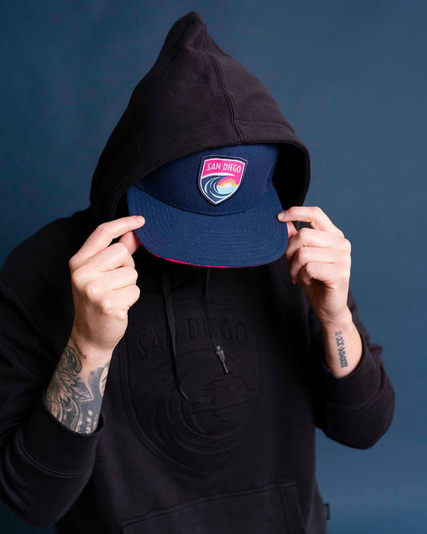 Nike San Diego Wave FC Crest Pro Flatbill Hat