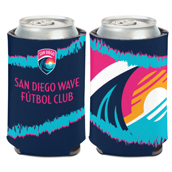 San Diego Wave FC Enlarged Crest 12 oz Can Cooler