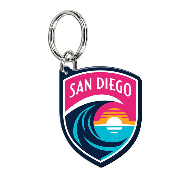 San Diego Wave FC Crest High Definition Keychain