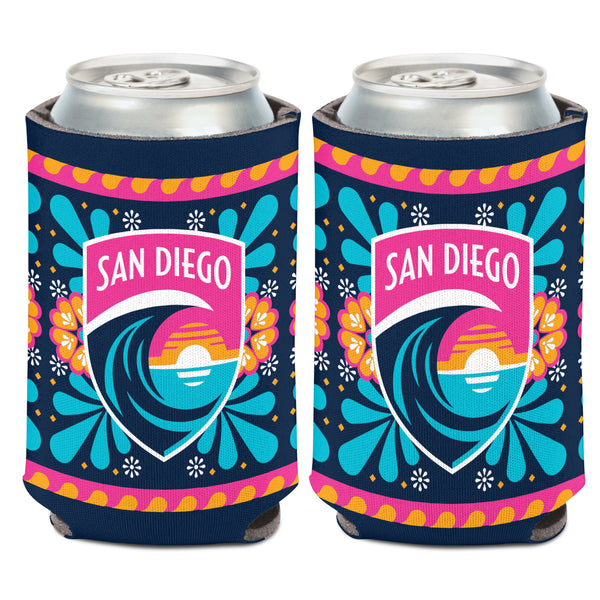 San Diego Wave FC Tile Crest Can Cooler