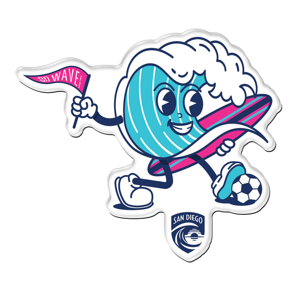 San Diego Wave FC Mascot High Definition Magnet