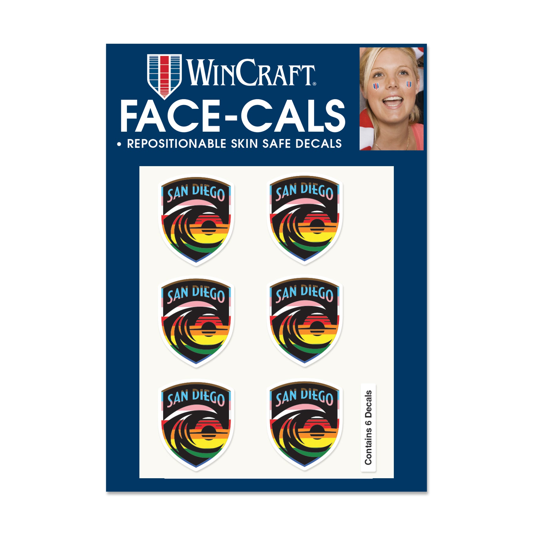 San Diego Wave FC Pride Face Cals – San Diego Wave Fútbol Club