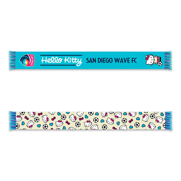 San Diego Wave FC Hello Kitty Bow & Hearts Scarf