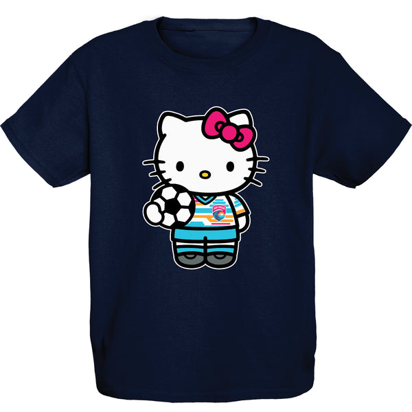 Youth San Diego Wave FC Hello Kitty Pre-Game Short Sleeve Tee