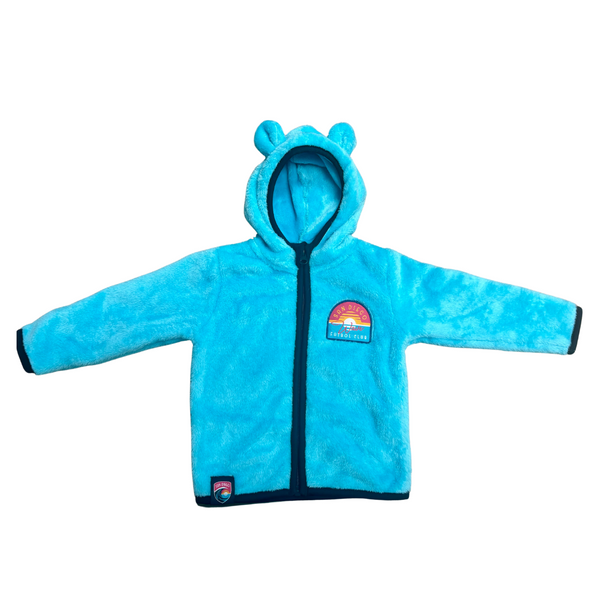 Youth San Diego Wave FC Woven Badge Teddy Hoodie