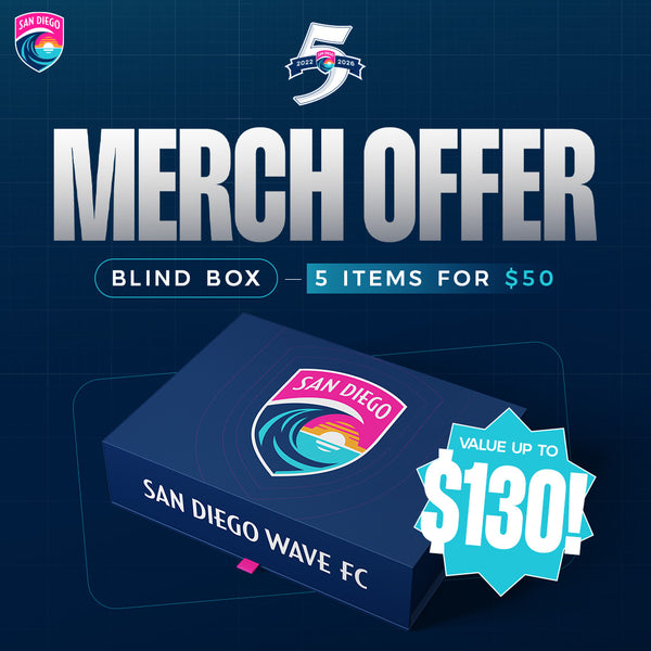 San Diego Wave FC 5 for $50 Mystery Box
