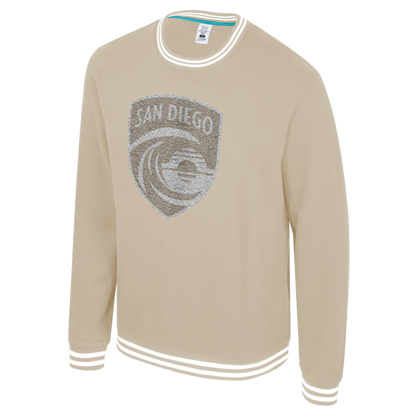 Unisex San Diego Wave FC Club Level Chenille Crest Crew Neck Fleece