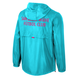Unisex San Diego Wave FC Compete 1/4 Zip Jacket