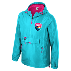 Unisex San Diego Wave FC Compete 1/4 Zip Jacket