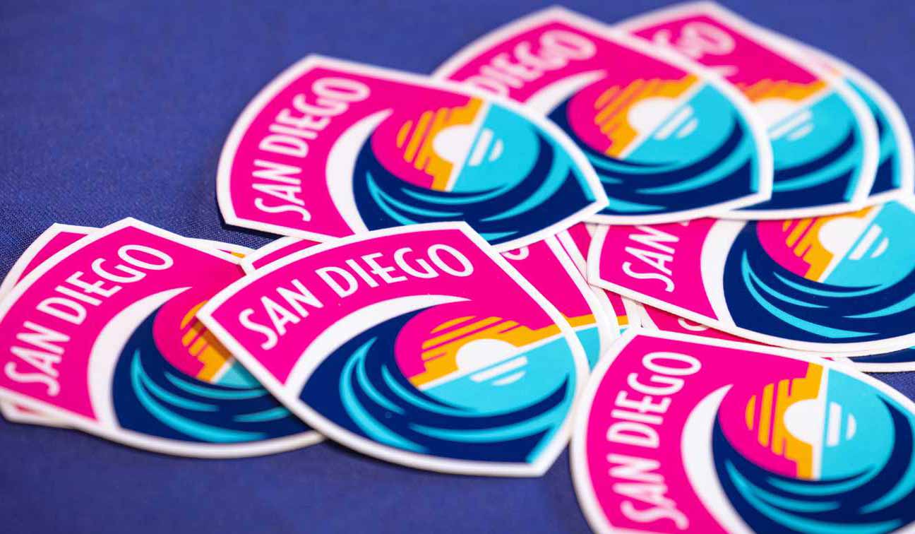 Stickers and Decals San Diego Wave Fútbol Club