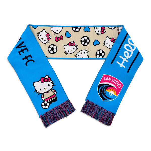 San Diego Wave FC Hello Kitty Bow & Hearts Scarf