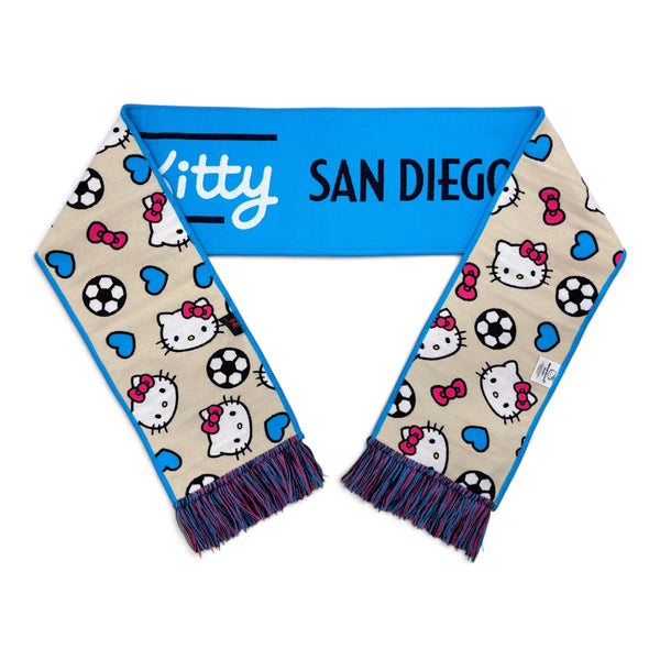 San Diego Wave FC Hello Kitty Bow & Hearts Scarf