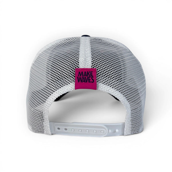 Nike San Diego Wave FC Full Print Woven Patch Crest Rise Trucker Hat