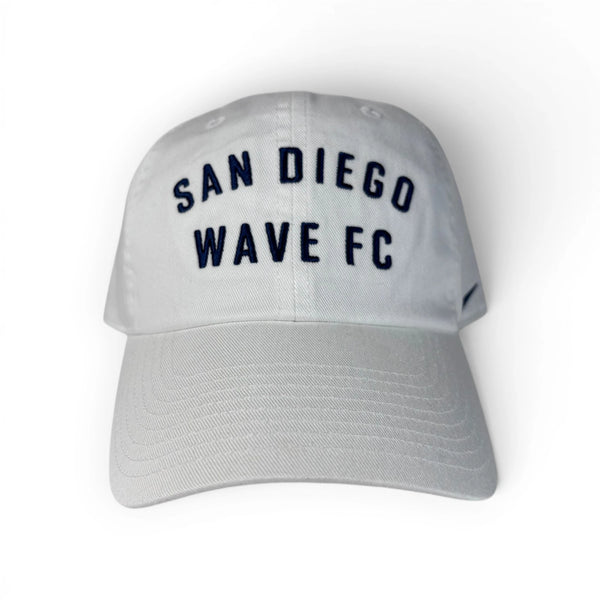 Nike San Diego Wave FC HD Embroidery Wordmark White Club Hat