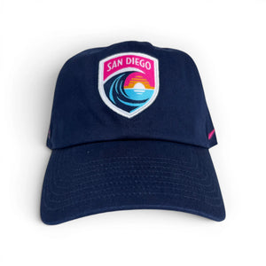 Nike San Diego Wave FC Woven Patch Crest Navy Club Hat