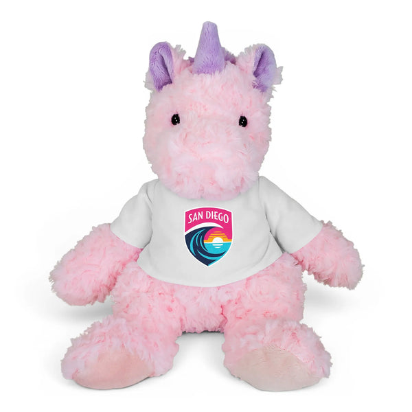San Diego Wave FC Cuddle Buddies Pink Unicorn Plush Toy