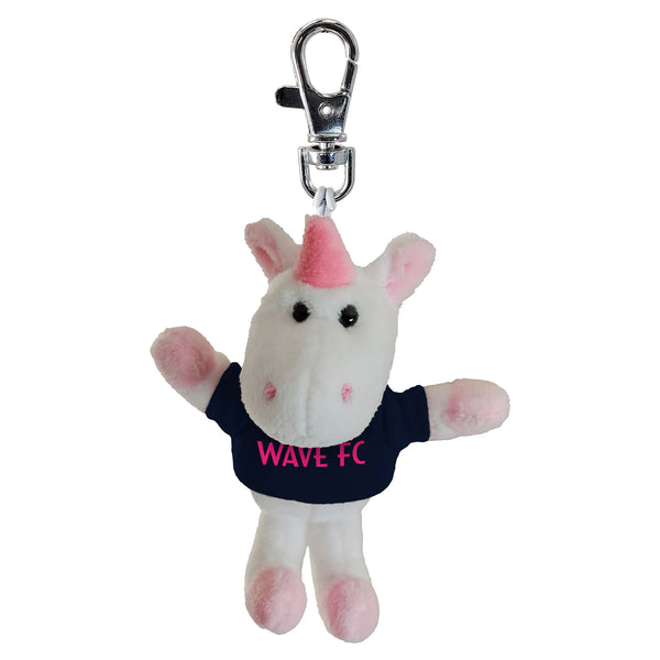 San Diego Wave FC Unicorn Plush Keychain