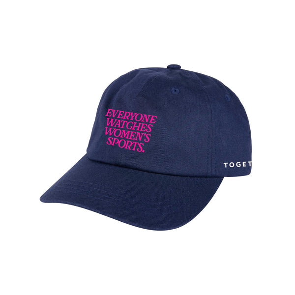 San Diego Wave FC x Togethxr Everyone Watches Women's Sports Navy Dad Hat