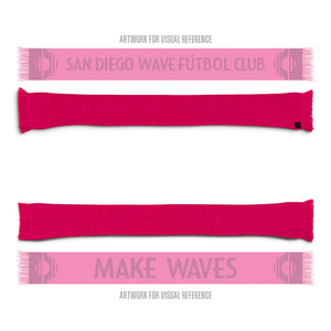 San Diego Wave FC Tonal 3D Knit Scarf