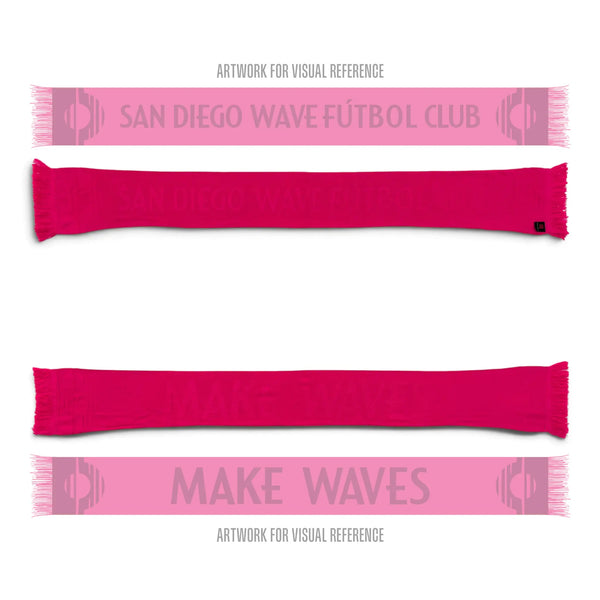 San Diego Wave FC Tonal 3D Knit Scarf