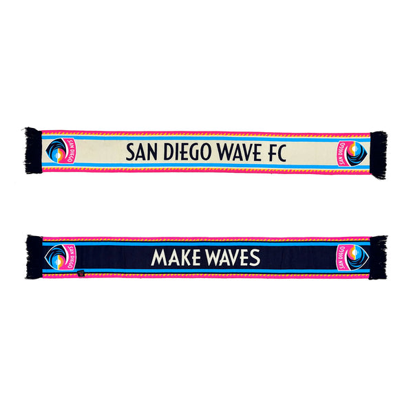 San Diego Wave FC Wave Stripes HD Woven Scarf