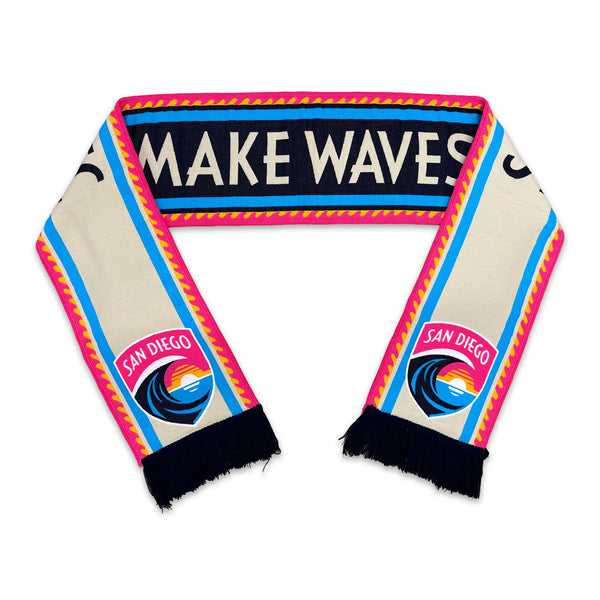 San Diego Wave FC Wave Stripes HD Woven Scarf