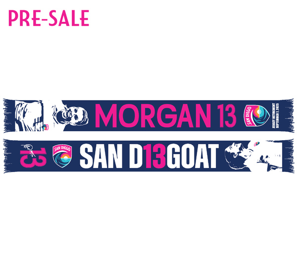 San Diego Wave FC Alex Morgan Retirement Scarf