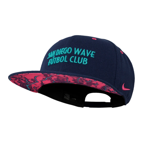 Nike San Diego Wave FC Wordmark Pro Flatbill Hat