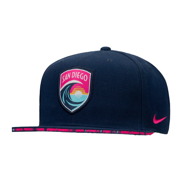 Nike San Diego Wave FC Crest Pro Flatbill Hat