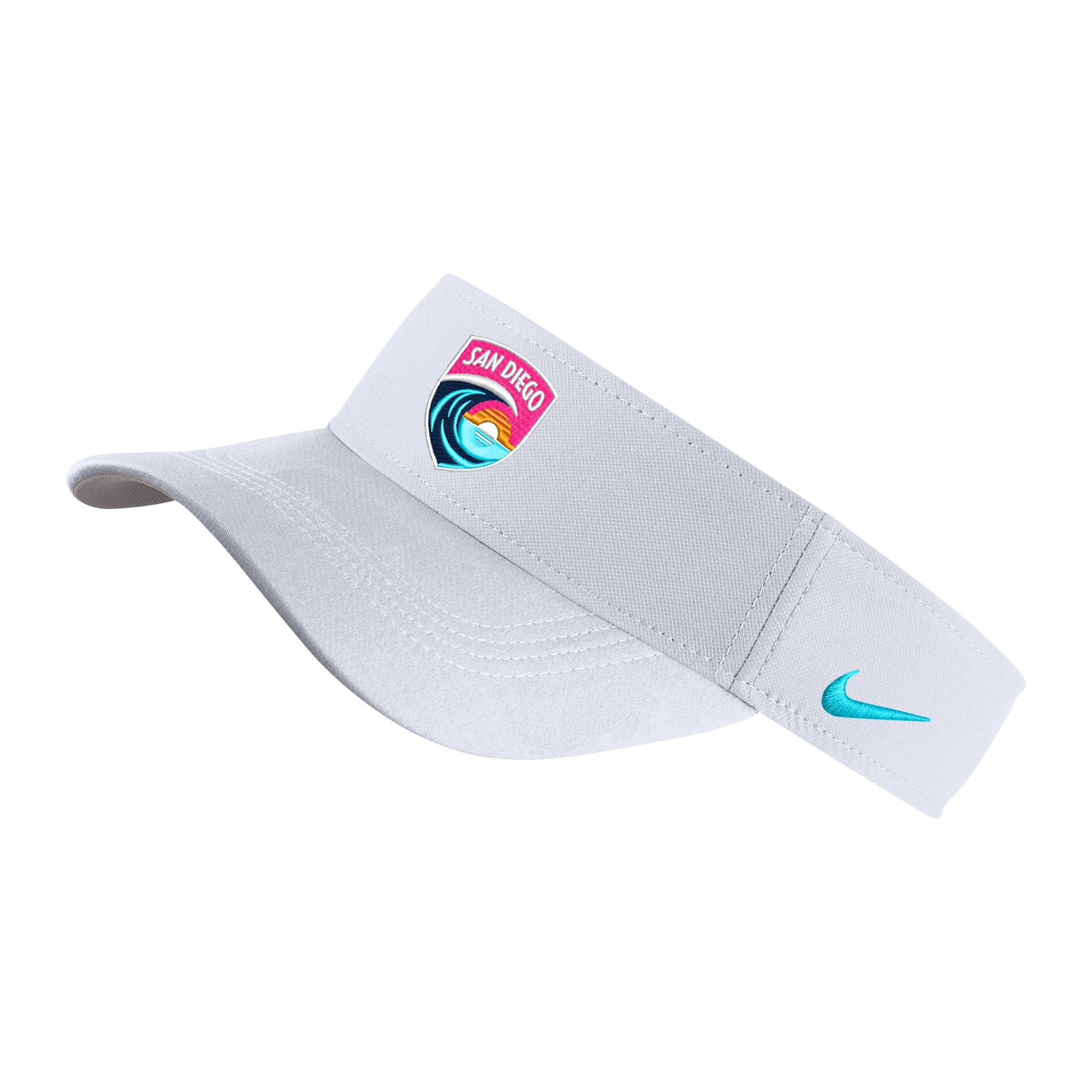 極美品　BRIEFING MENS ROUND LOGO VISOR BRIEFING GOLF - ROUND LOGO VISOR | サンバイザー | ホワイト