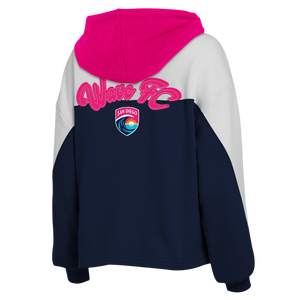 Women's San Diego Wave FC Color Block Full Zip Hoodie
