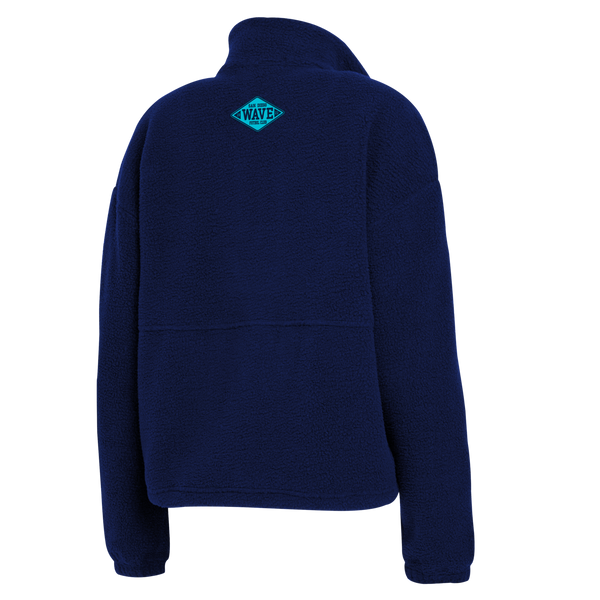 Women's San Diego Wave FC 1/2 Zip Polar Fleece